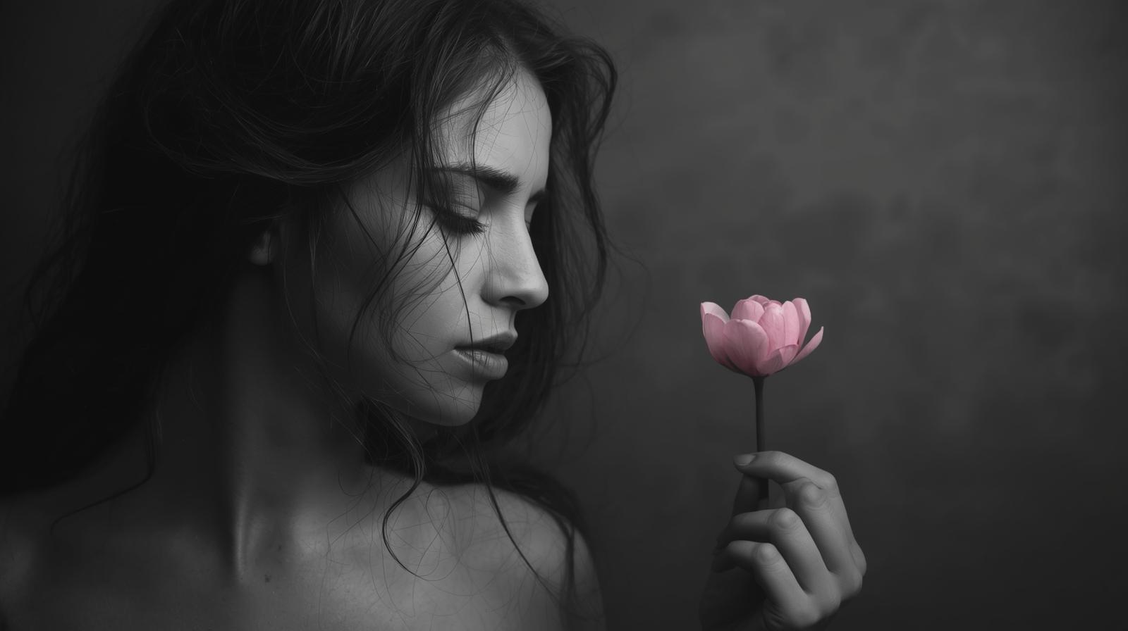 她曾以為只能是黑色──直到人生悄悄開出一朵粉紅花